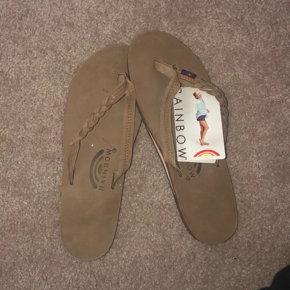 Dark Brown/Sienna Rainbow Sandals